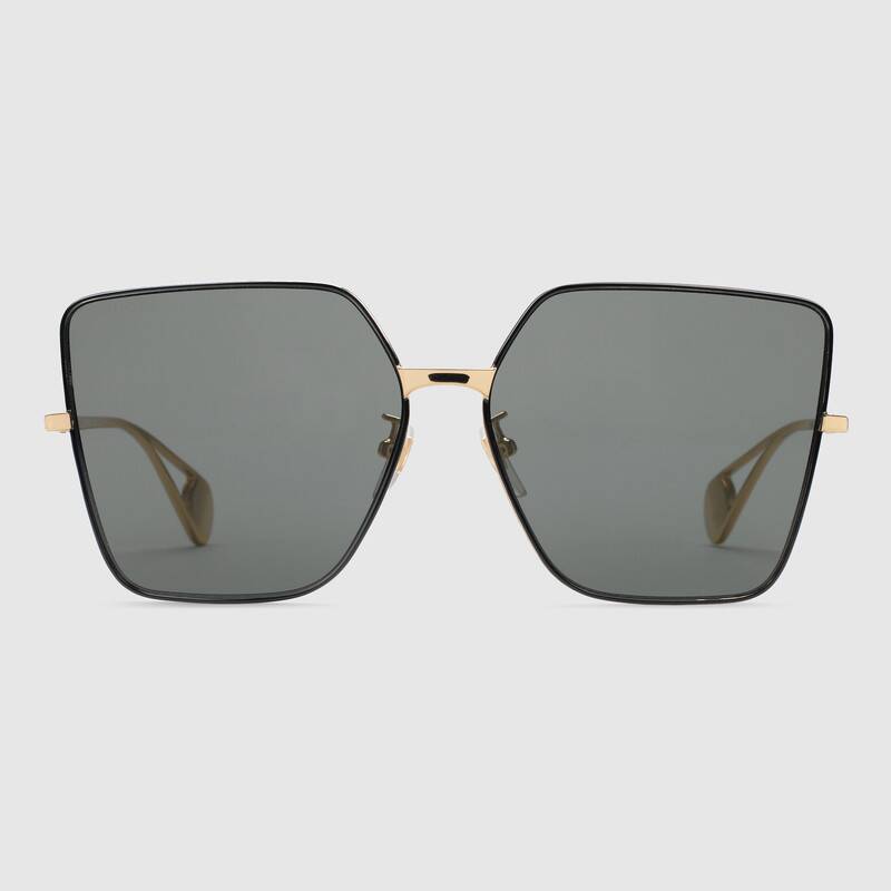 Occhiali da sole leggeri Gucci in metallo