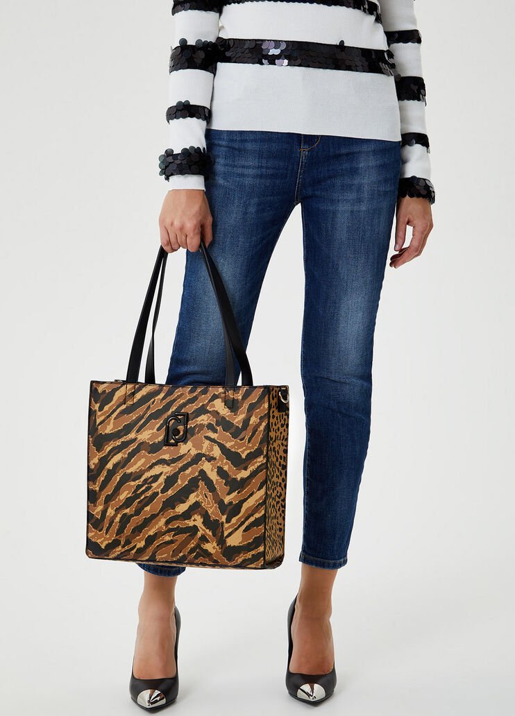 Shopping bag animalier Liu Jo inverno 2020 2021