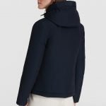 Arctic parka corto Woolrich dark navy con pelliccia staccabile inverno 2020 2021