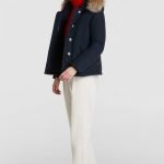 Arctic parka corto Woolrich dark navy con pelliccia staccabile inverno 2021