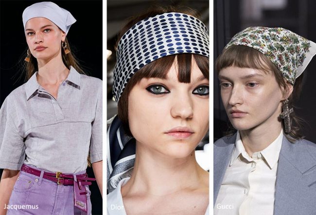 Bandana o foulard nei capelli moda inverno 2020 2021 Bandana o foulard nei capelli moda inverno 2020 2021
