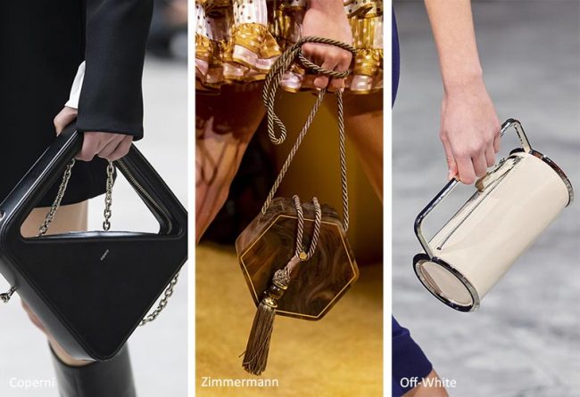 Borse dalle forme geometriche moda inverno 2020 2021 Borse dalle forme geometriche moda inverno 2020 2021