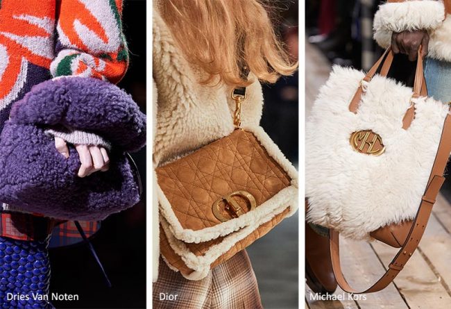 Borse in shearling moda inverno Borse in shearling moda inverno
