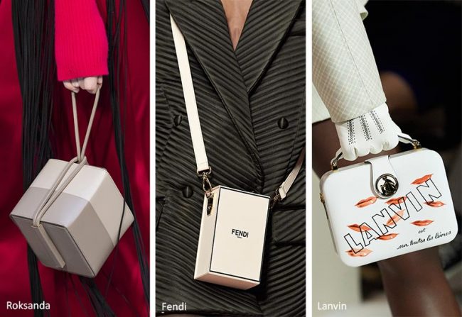 Box bags moda inverno 2020 2021 Box bags moda inverno 2020 2021