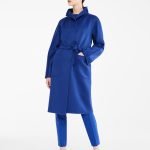 Cappotto Max Mara a vestaglia in cachemire inverno 2021 color bluette modello Lilia