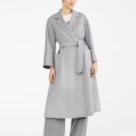 Cappotto Max Mara a vestaglia in cachemire inverno 2021 color grigio modello Labbro