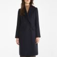Cappotto doppiopetto Max Mara mod Carena inverno 2021 colore blu marino 1