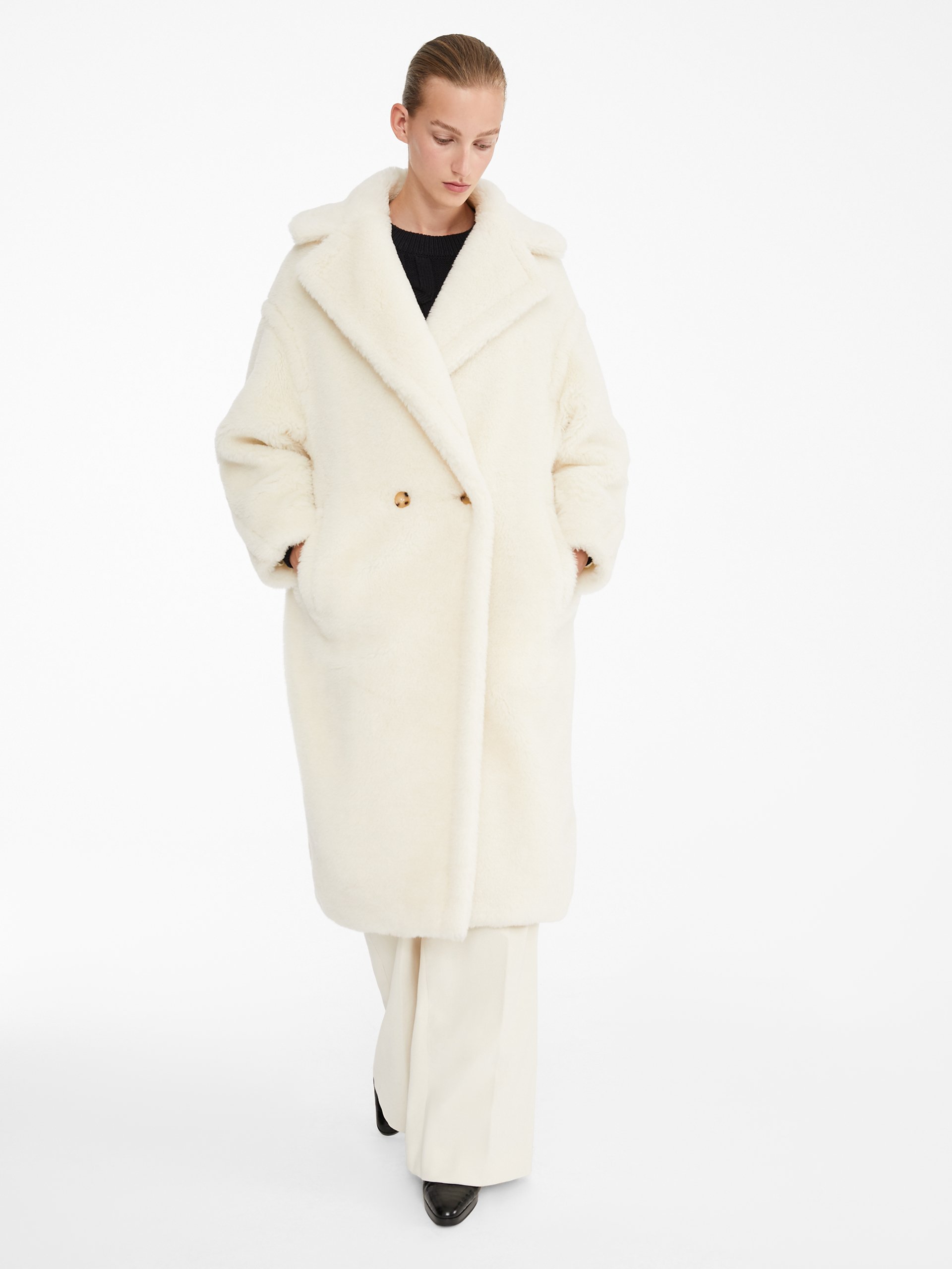 Cappotto effetto pelliccia Max Mara modelli Tedgirl inverno 2021