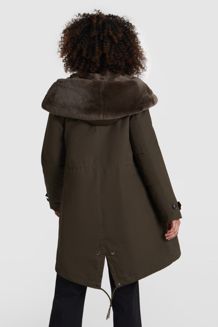 Literary Parka Woolrich con pelliccia di volpe prezzo 1130 euro