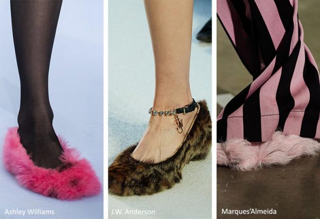 Slippers con pelliccia sintetica moda invernale Slippers con pelliccia sintetica moda invernale