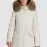Woolrich Arctic Parka con pelliccia sul cappuccio colore white stone inverno 2020 2021