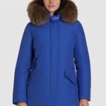 Woolrich Arctic parka inverno 2020 2021 con pelliccia colore slate blue