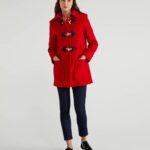 Benetton Montgomery in lana rossa inverno 2020 2021