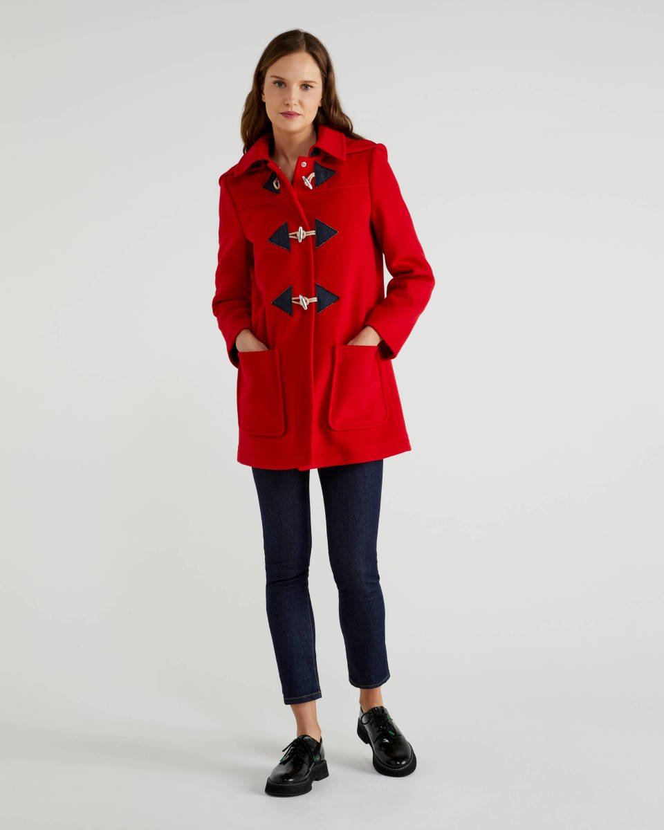Benetton Montgomery in lana rossa inverno 2020 2021