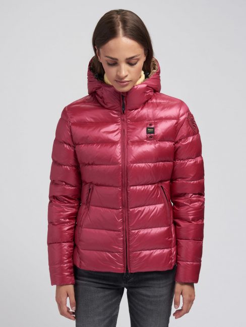 Blauer piumino corto donna inverno 2020 2021 rosso lampone Blauer piumino corto donna inverno 2020 2021 rosso lampone