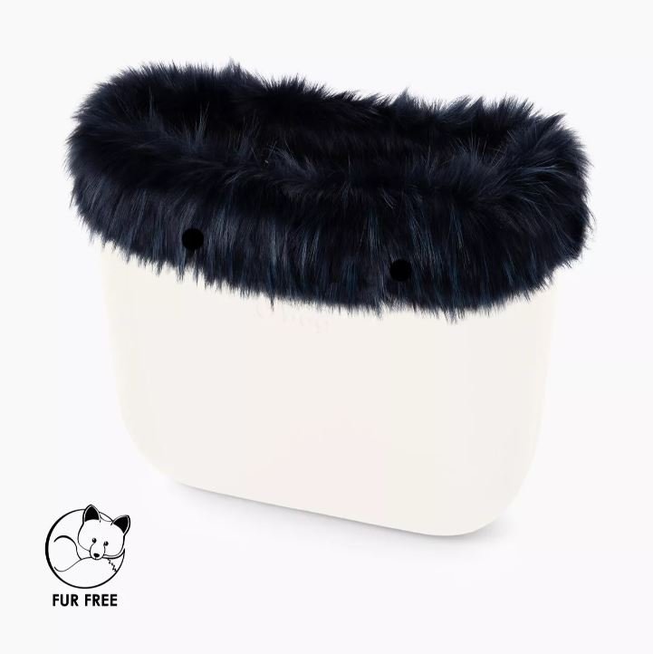 Bordo O Bag in ecopelliccia Murmasky blu inverno 2020 2021