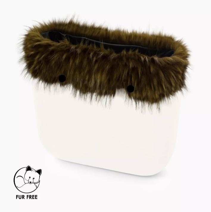 Bordo O Bag in ecopelliccia Murmasky militare inverno 2020 2021