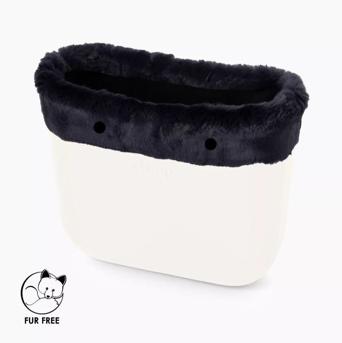 Bordo in ecopelliccia lapin rex blu collezione inverno 2020 2021