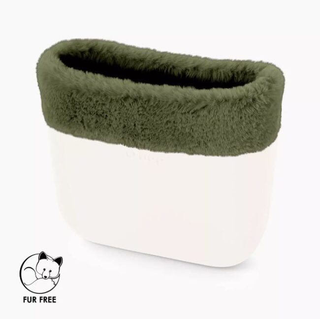 Bordo in ecopelliccia lapin rex militare collezione inverno 2020 2021 Bordo in ecopelliccia lapin rex militare collezione inverno 2020 2021