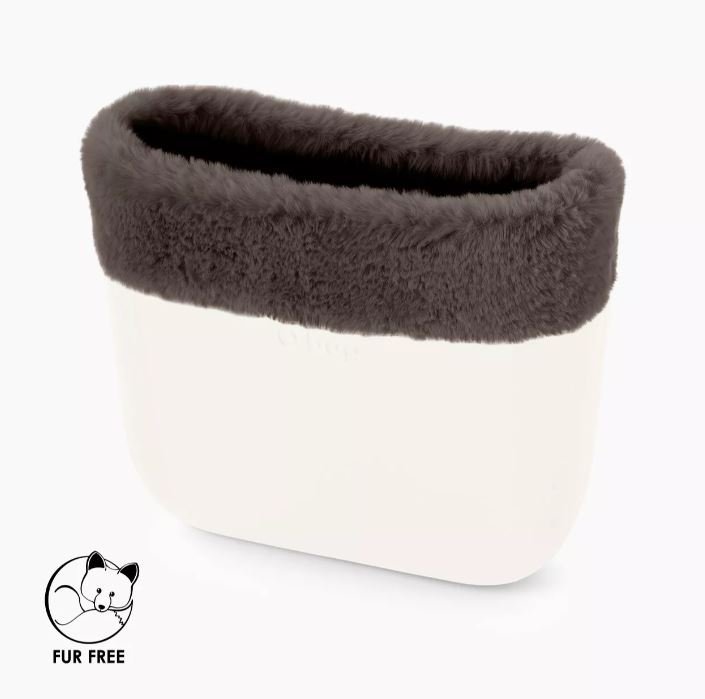 Bordo in ecopelliccia lapin rex tortora collezione inverno 2020 2021