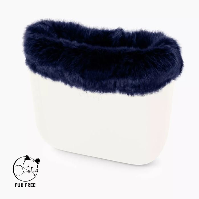 Bordo in ecopelliccia volpe blu collezione inverno 2020 2021