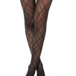 Calze fantasia rombi Calzedonia inverno 2020 2021