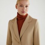 Cappottino beige Benetton catalogo autunno inverno 2020 2021