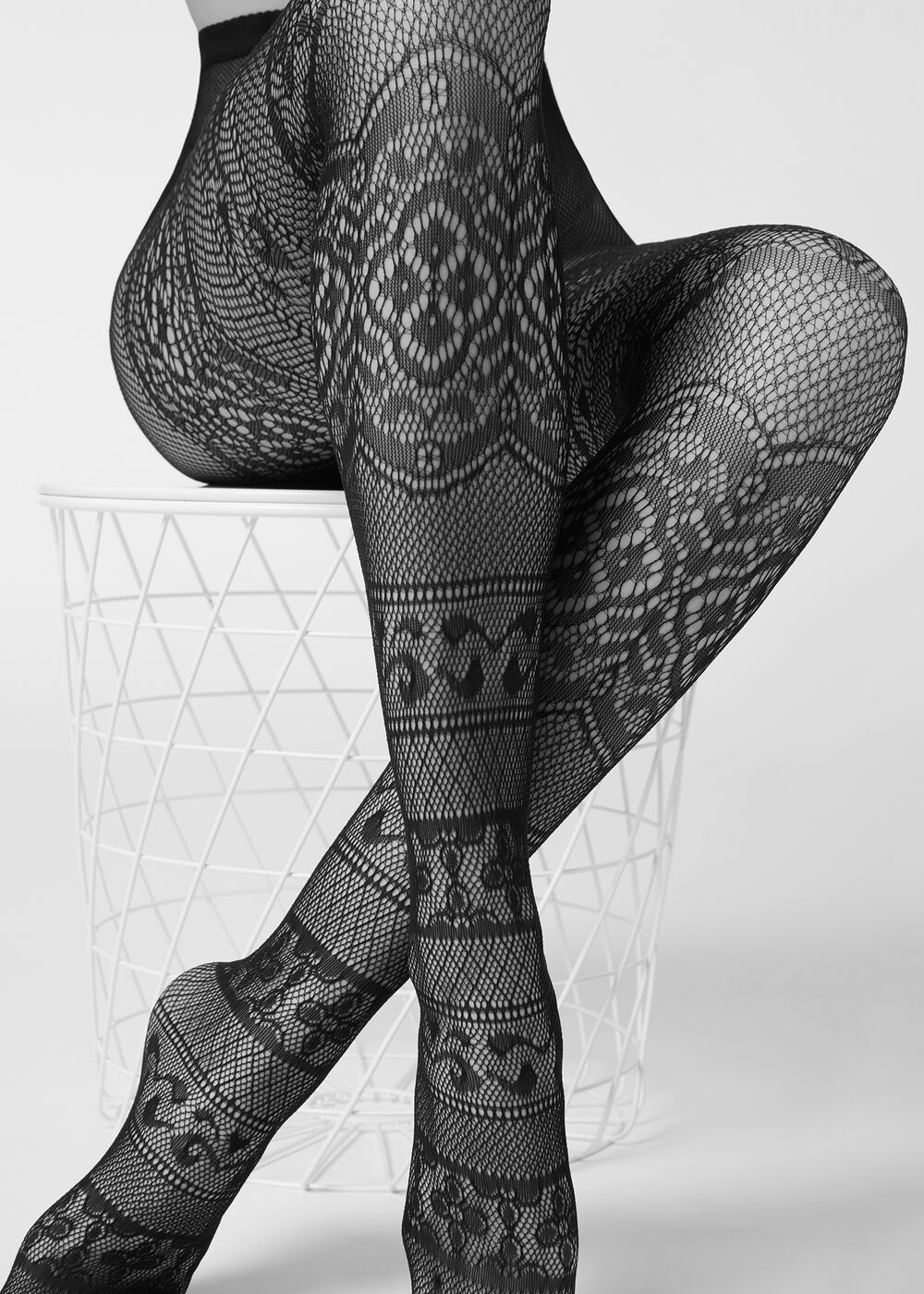 Collant a rete con fantasia Calzedonia