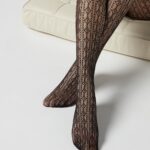 Collant a rete motivo geometrico Calzedonia