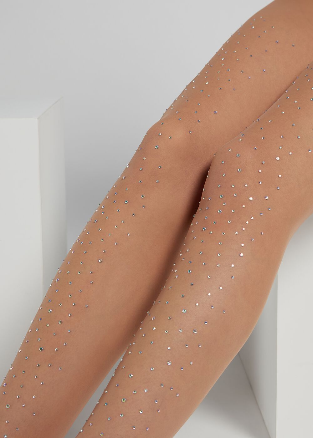 Collant velato matt con strass Calzedonia autunno inverno 2020 2021