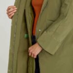 Giubbotto lungo Benetton inverno 2020 2021 con imbottitura staccabile