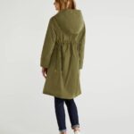 Giubbotto lungo Benetton inverno 2020 2021 stile impermeabile
