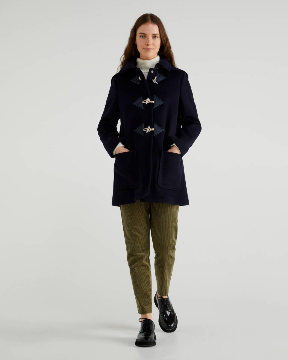 Montgomery in lana Benetton inverno 2020 2021