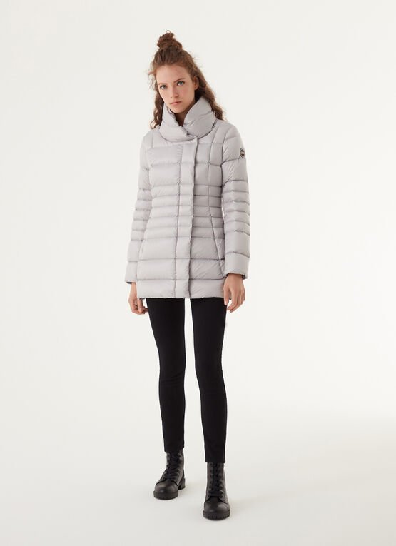 Piumino Colmar donna collezione inverno 2020 2021 colore grigio chiaro