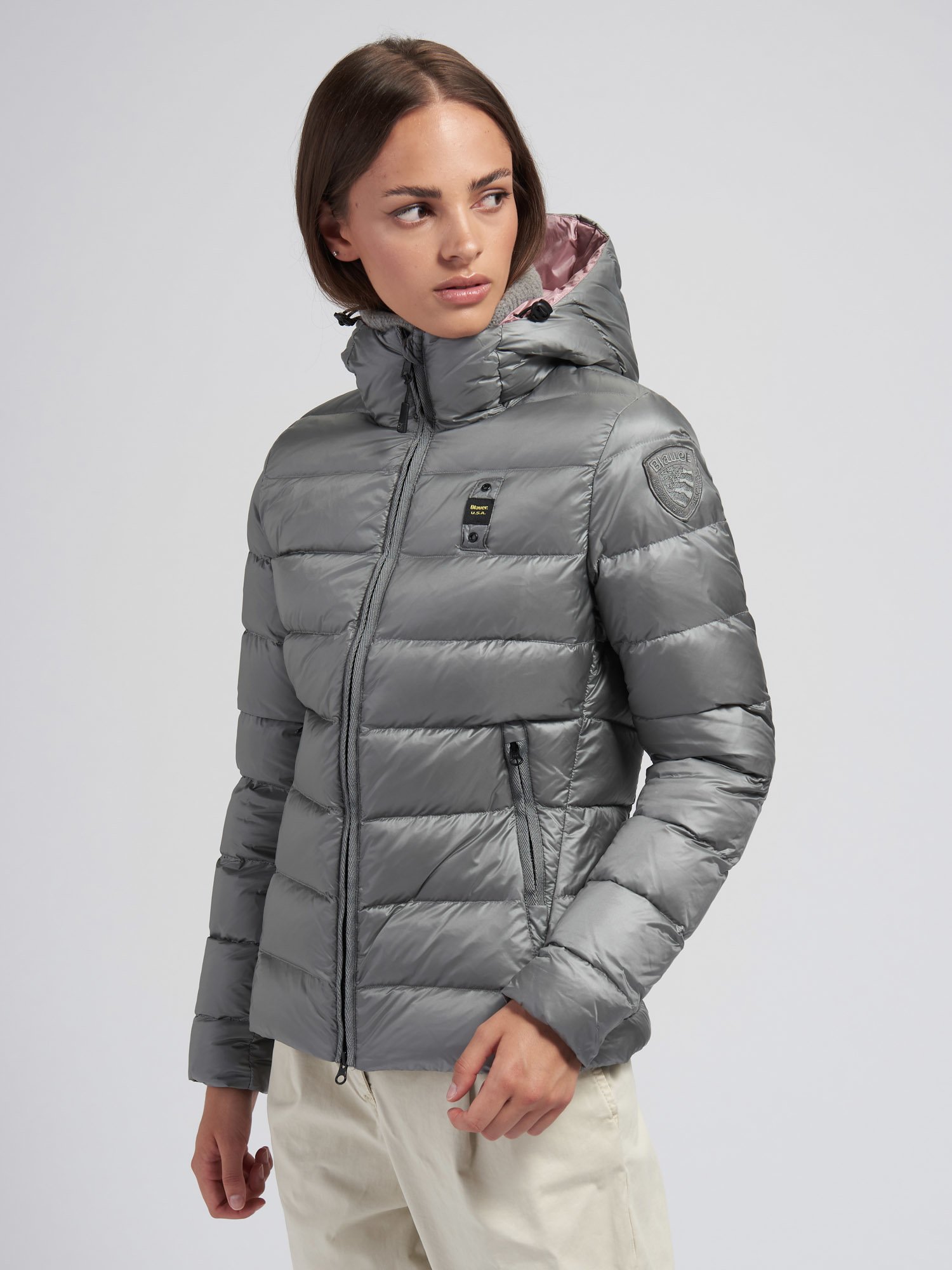 Piumino donna Blauer 2021 modello Kimberly grigio