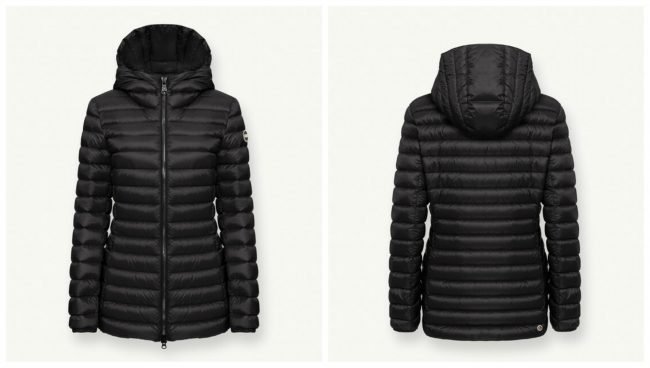 Piumino in nylon lucido Colmar dalla linea sfiancata collezione inverno 2020 2021 Piumino in nylon lucido Colmar dalla linea sfiancata collezione inverno 2020 2021