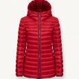 Piumino in nylon lucido Colmar dalla linea sfiancata collezione inverno 2020 2021 colore rosso