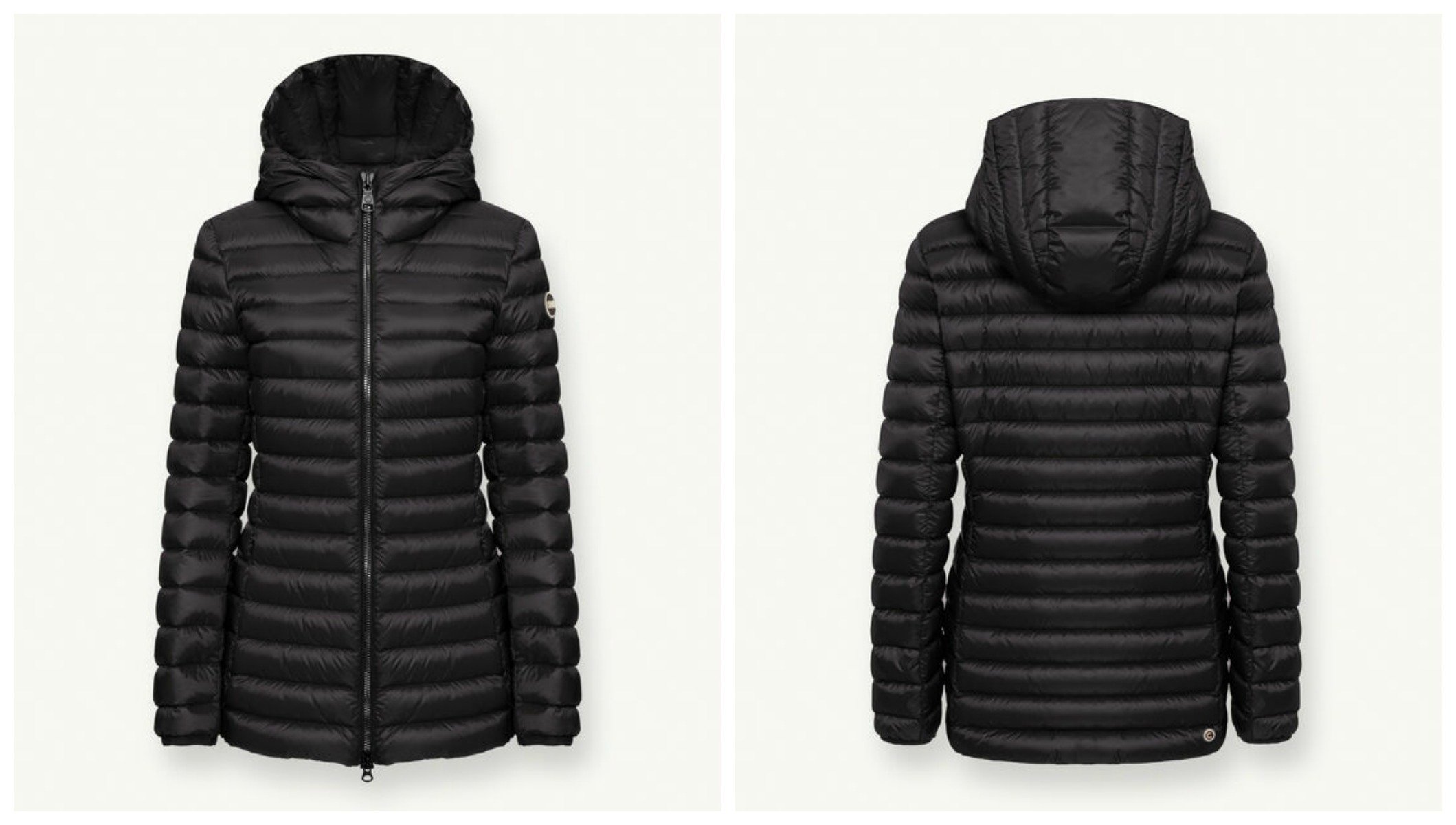 Piumino in nylon lucido Colmar dalla linea sfiancata collezione inverno 2020 2021