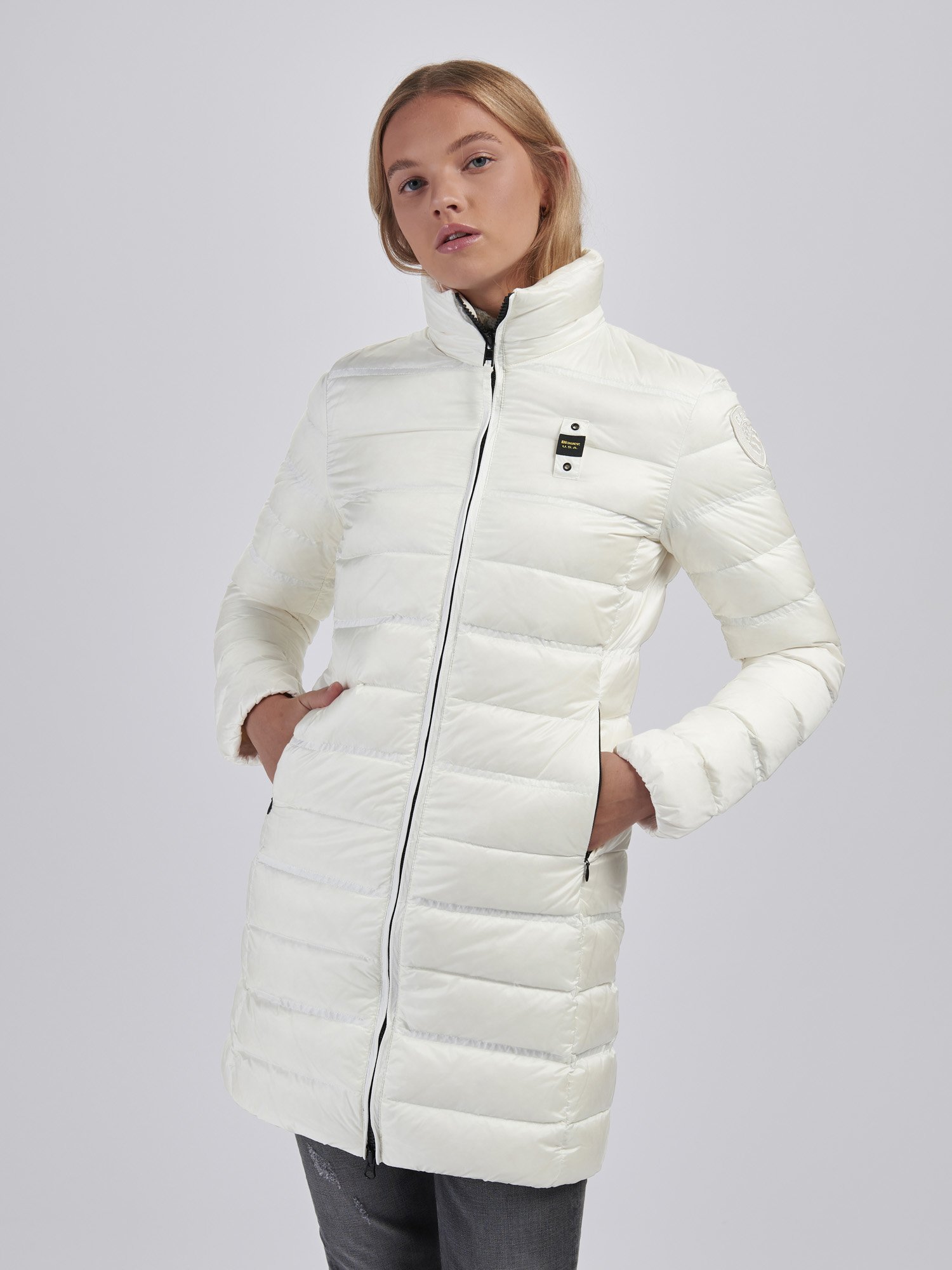 Piumino lungo Blauer modello Jean catalogo inverno 2020 2021