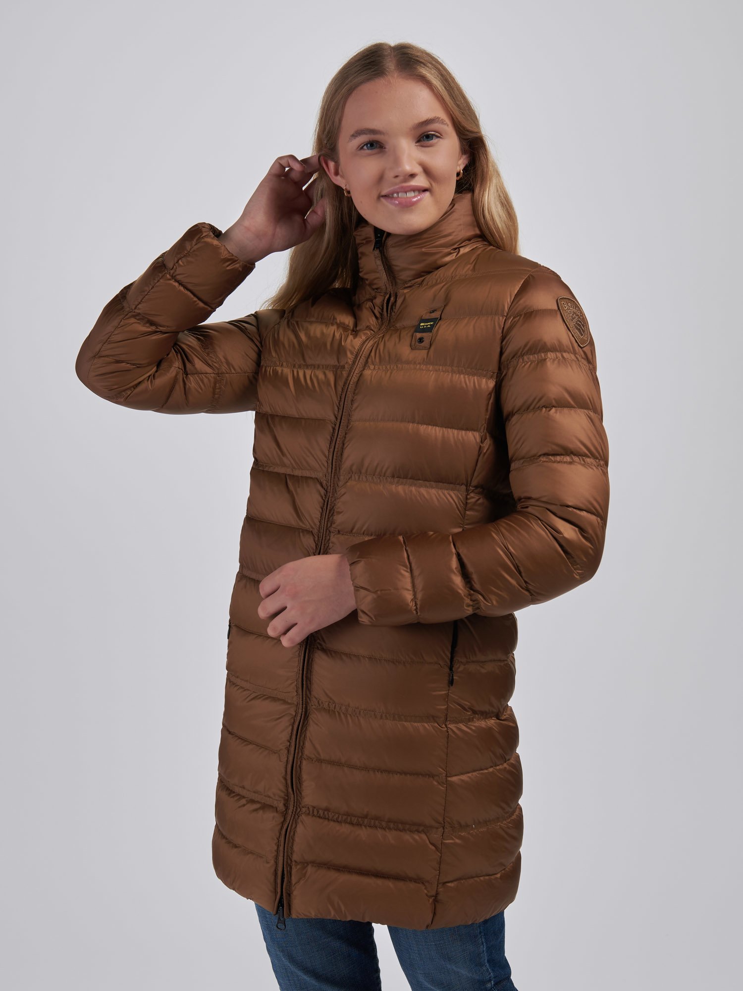 Piumino lungo Blauer modello Jean