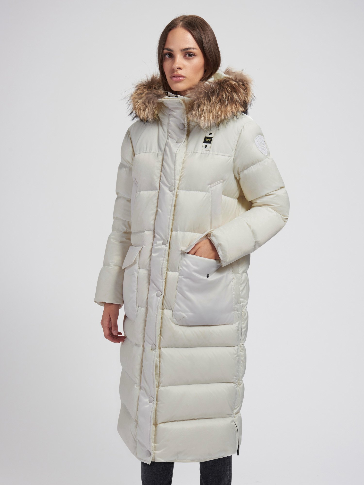 Piumino lungo Blauer modello Joyce