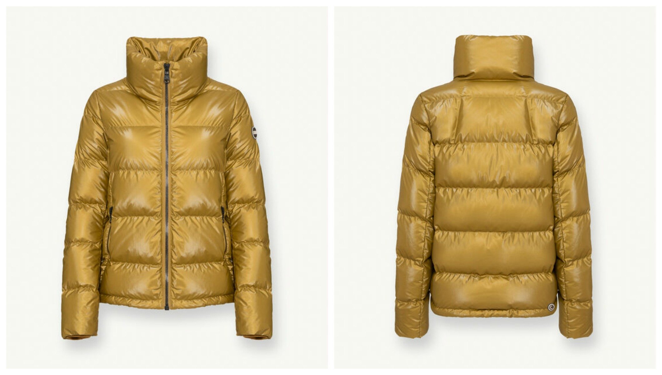 Piumino pesante Colmar donna inverno 2021 effetto laminato