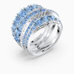 Anello Swarovski Twist Wrap azzurro collezione inverno 2020 2021