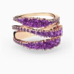 Anello Swarovski Twist Wrap viola collezione inverno 2020 2021