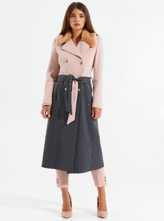 Cappotto bicolore Rinascimento inverno 2020 2021