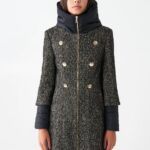Cappotto con inserti in piumino Rinascimento inverno 2020 2021