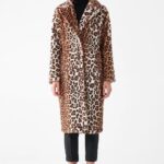 Cappotto in pelliccia sintetica animalier Rinascimento inverno 2021