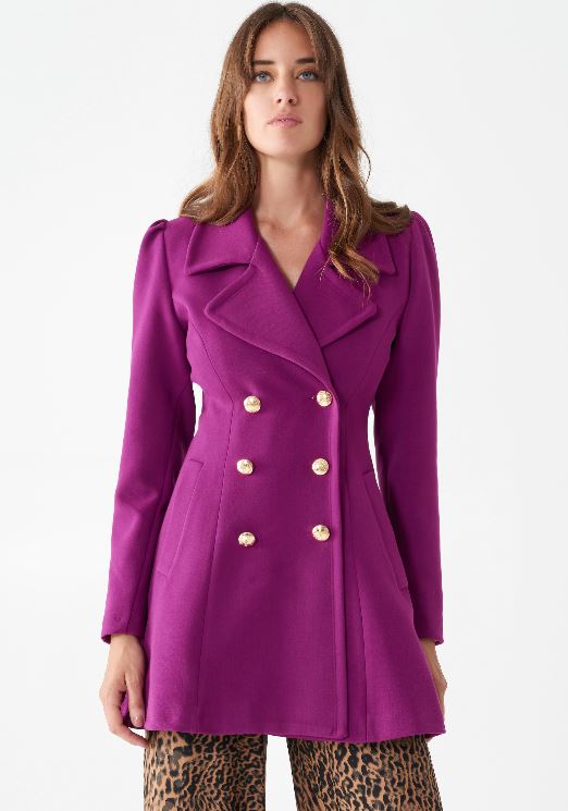 Cappotto viola Rinascimento inverno 2021