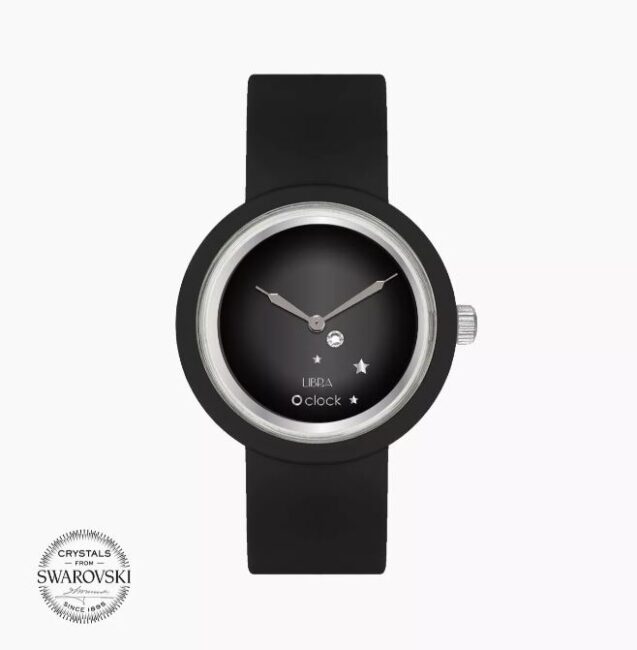 Orologio O clock con segno zodiacale Bilancia Orologio O clock con segno zodiacale Bilancia