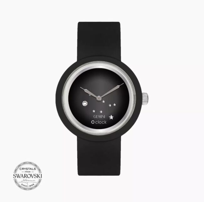 Orologio O clock con segno zodiacale Gemelli Orologio O clock con segno zodiacale Gemelli